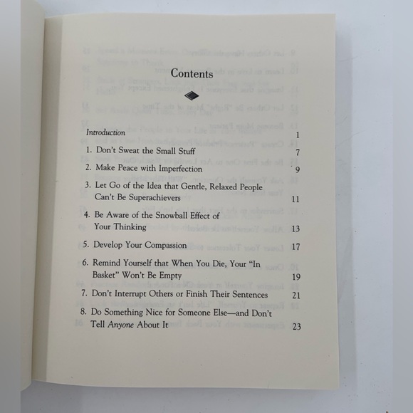 🌹New Listing🌹NWT Don't Sweat the Small Stuff - Book by Richard Carlson, Ph.D. - Picture 4 of 4